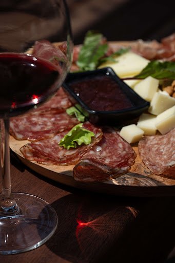Wine and charcuterie